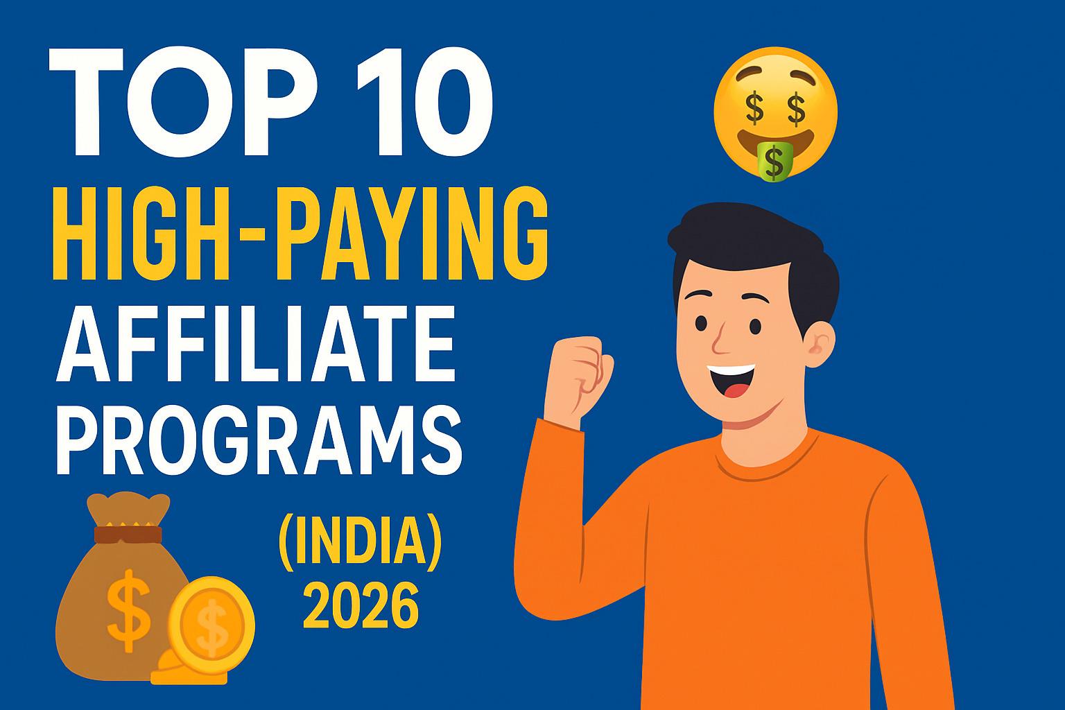 🇮🇳 Top 10 High-Paying Affiliate Programs for Indian Bloggers in 2026 💰
